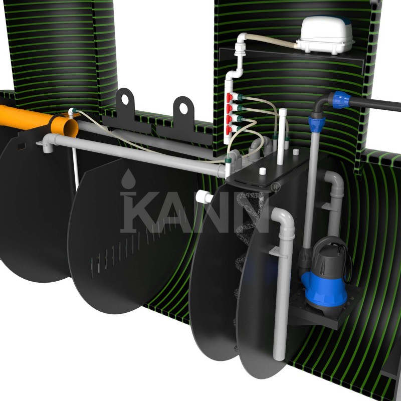 Горизонтальная станция биологической очистки KANN ULTRA 5 — изображение 4
