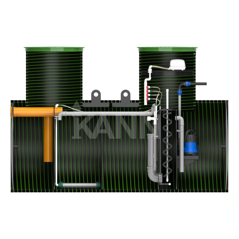 Горизонтальная станция биологической очистки KANN ULTRA 5 — изображение 2